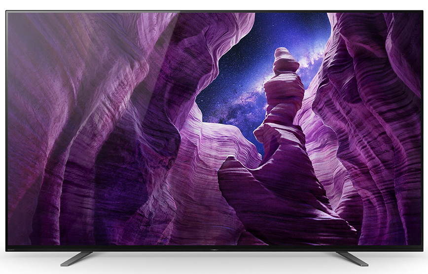OLED телевизоры Sony KD-65A8 oled телевизоры loewe bild i 77 basalt grey