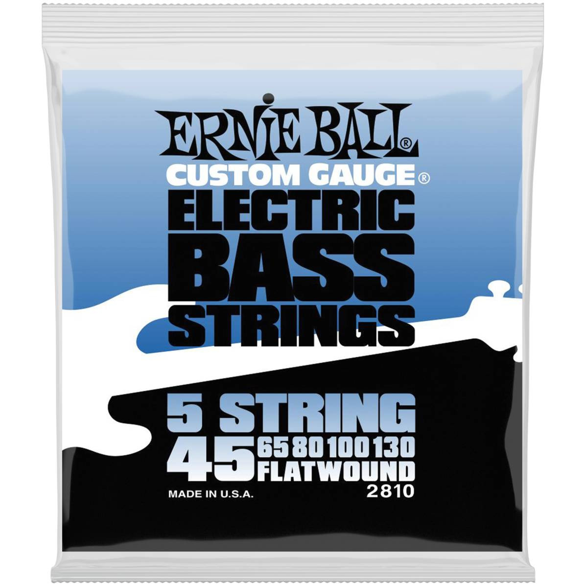 Струны Ernie Ball 2810 Slinky Flatwound Bass 5 гитарные струны mute muter fretboard muting wraps для 6 струнной классической акустической гитары bass