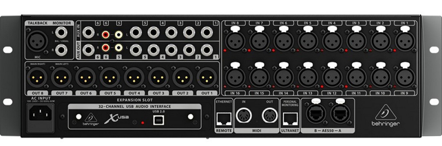 Микшерные пульты цифровые Behringer X32 RACK - фото 4