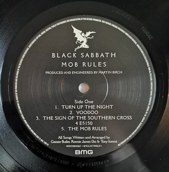 Металл IAO Black Sabbath - Mob Rules (Black Vinyl 2LP) - фото 6