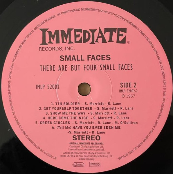 Рок IAO Small Faces - There Are But Four Small Faces (Black Vinyl LP) - фото 6