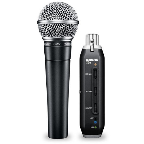 Ручные микрофоны Shure SM58-X2U микрофонный капсюль zoom xyh 5 для h5 h6