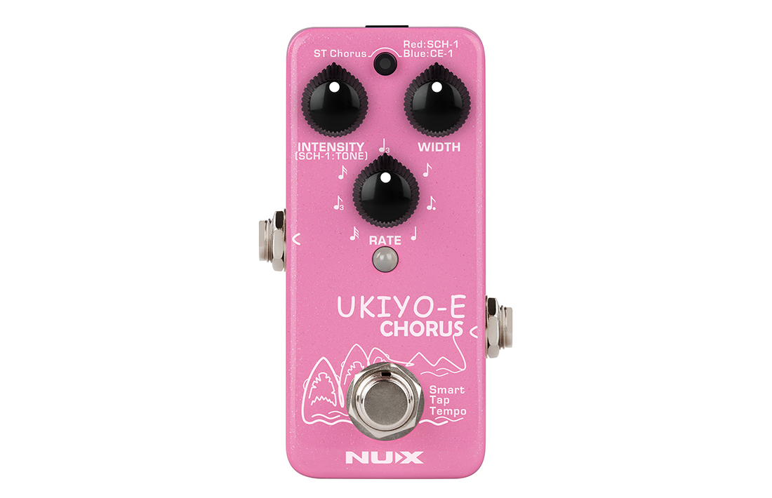 Процессоры эффектов и педали для гитары Nux NCH-4 Ukiyo-E Chorus m vave dig reverb педаль эффектов для гитары с цифровой реверберацией