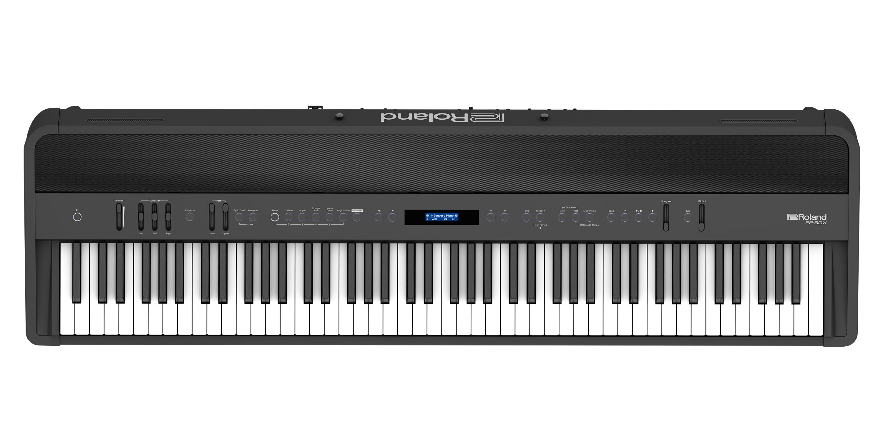 Цифровые пианино Roland FP-90X-BK цифровые пианино roland hp702wh ksh704 2wh