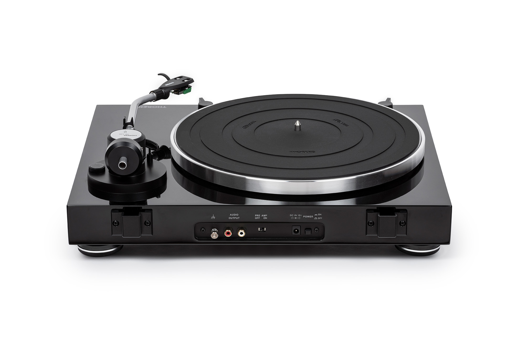 Проигрыватели винила Thorens TD 204 black high gloss, цвет черный - фото 7