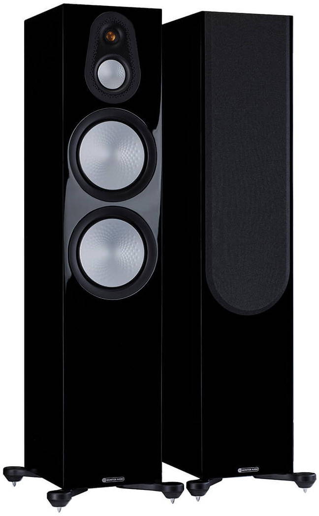 Напольная акустика Monitor Audio Silver 500 (7G) High Gloss Black напольная акустика monitor audio silver 500 7g natural walnut
