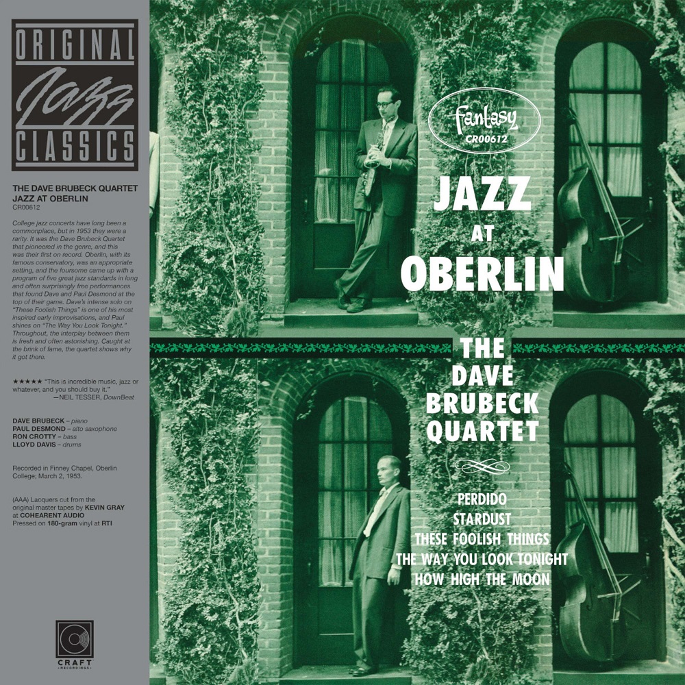 Джаз Universal (Aus) Dave Brubeck - Jazz At Oberlin (Original Jazz Classics) (Black Vinyl LP) джаз universal us nina simone you ve got to learn coloured