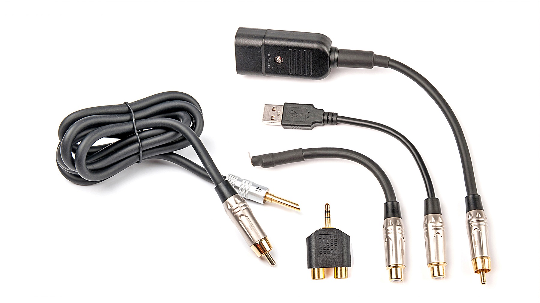 Кабели межблочные аудио iFi Audio Groundhog + адаптер конвертер gsmin a21 hdmi vga 2 шт аудио кабель