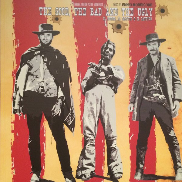 Саундтрек IAO Саундтрек - The Good, The Bad And The Ugly (Ennio Morricone) (Black Vinyl LP) ennio 45 bl
