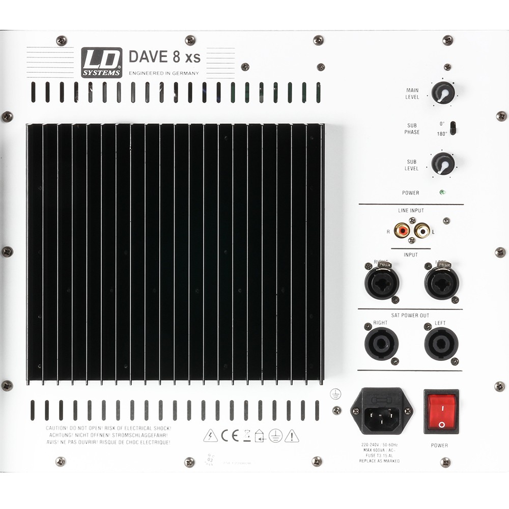 Звуковые комплекты LD Systems DAVE 8 XS W, цвет белый, размер 1 - фото 4