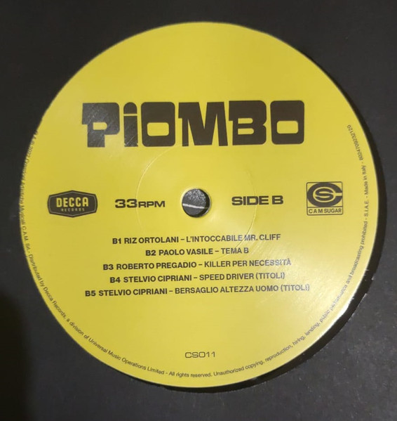 Саундтрек Universal US Сборник - Piombo: The Crime-Funk Sound Of Italian Cinema In The Years Of Lead 1973 - 1981 (Black Vinyl 2LP) - фото 3