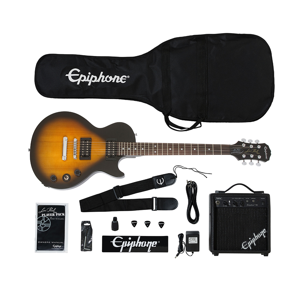 Электрогитары Epiphone Les Paul Electric Guitar Player Pack Vintage Sunburst рок umc paul mccartney pipes of peace
