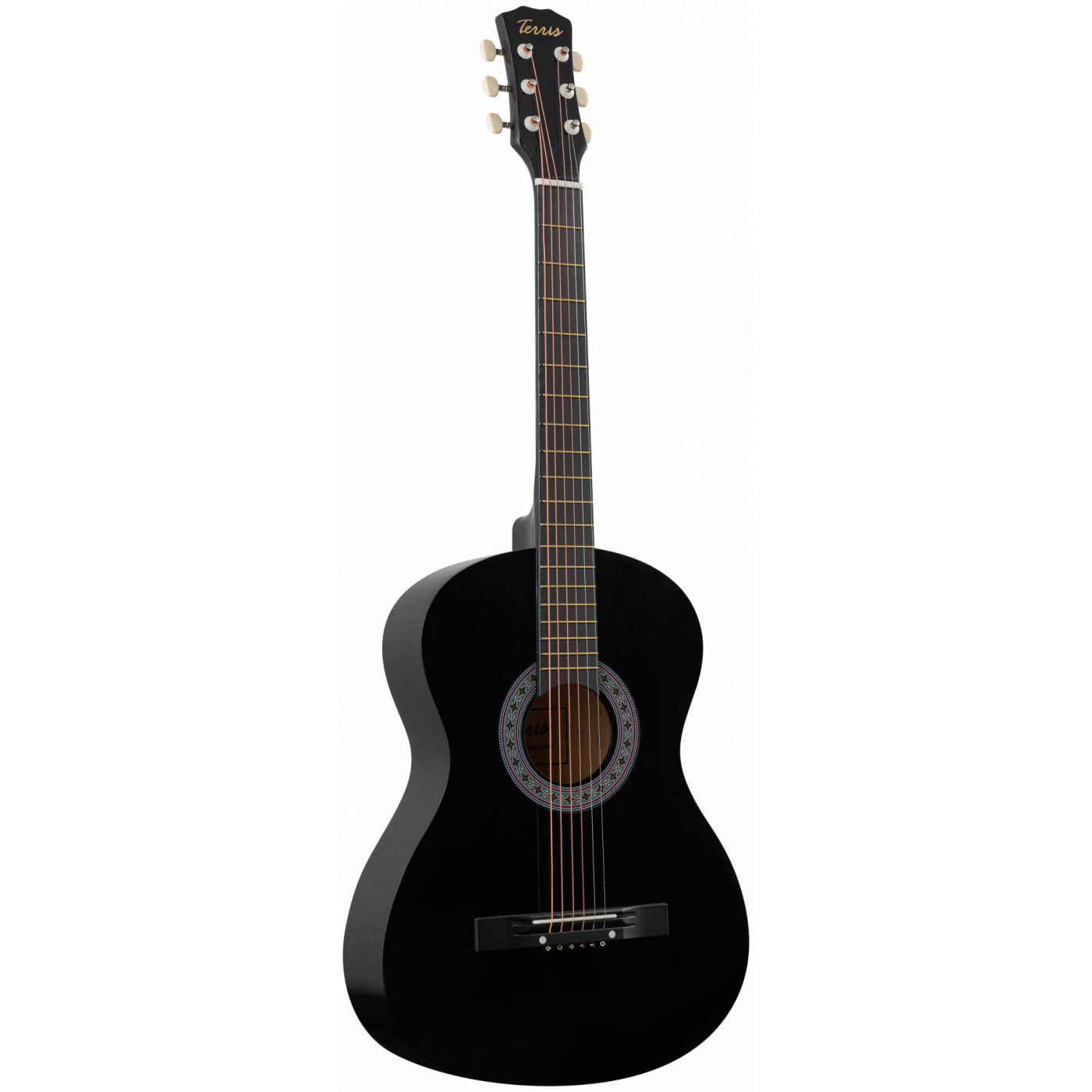 Акустические гитары Terris TF-3805A BK акустические гитары terris tf 3802c rd