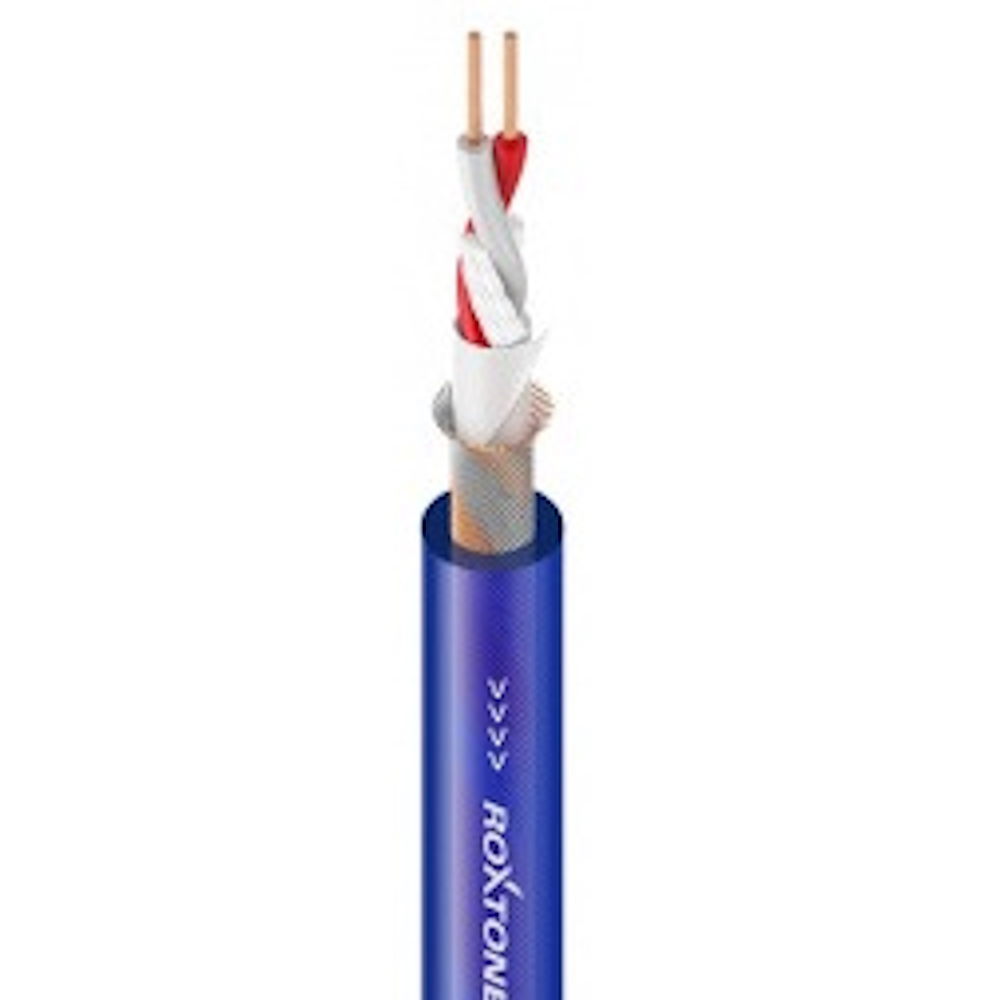 Кабели акустические в нарезку Roxtone MC010/100 Blue кабель in akustik premium video rca rca 1м blue silver