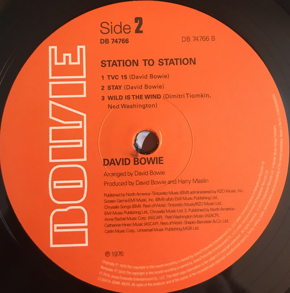 Рок PLG David Bowie Station To Station (180 Gram Black Vinyl) - фото 2