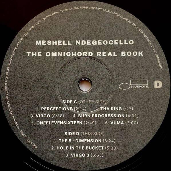 Фанк Universal US Meshell Ndegeocello - The Omnichord Real Book (Black Vinyl 2LP) - фото 8