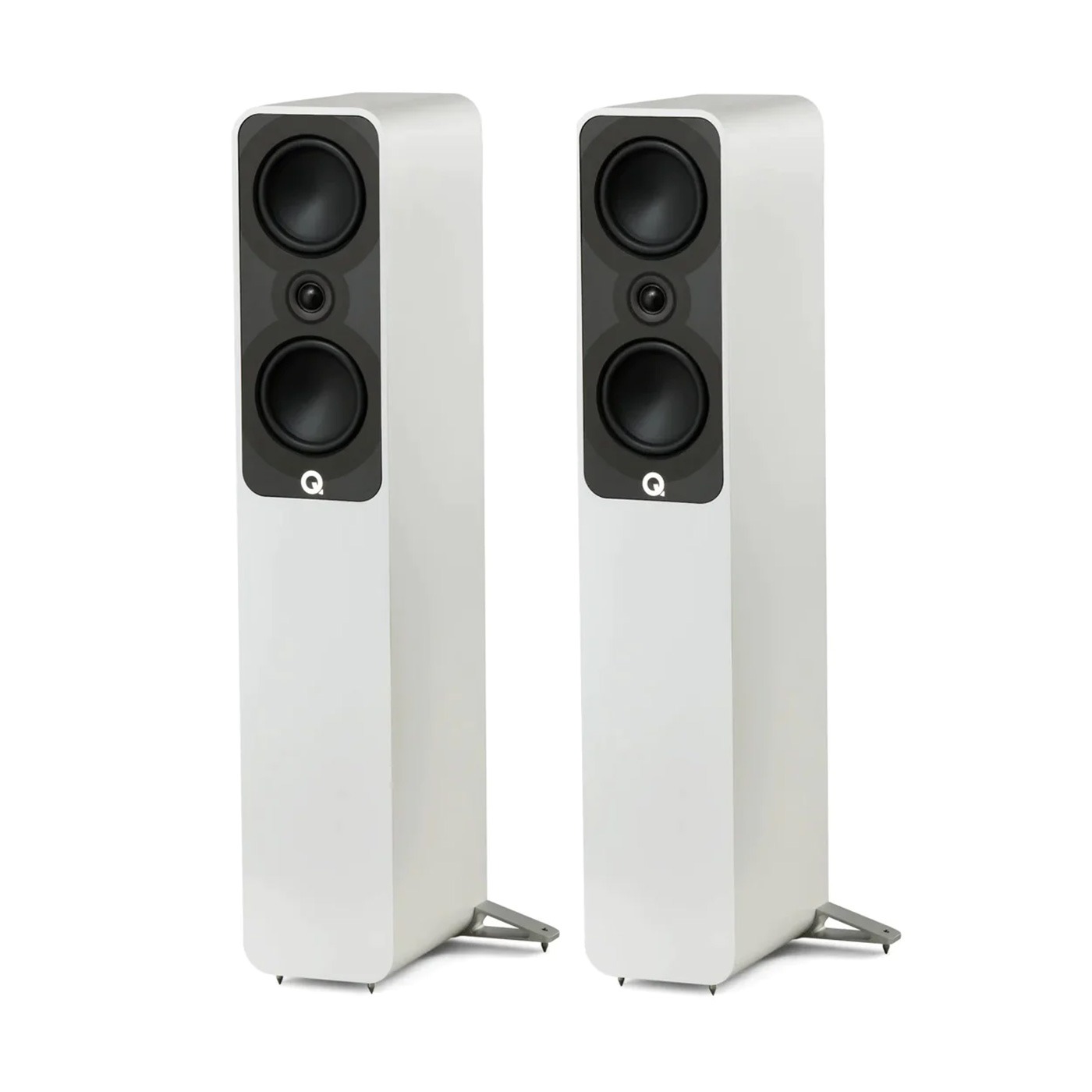 Напольная акустика Q-Acoustics Q5040 (QA5044) White Satin активная напольная акустика kef ls60 wireless mineral white