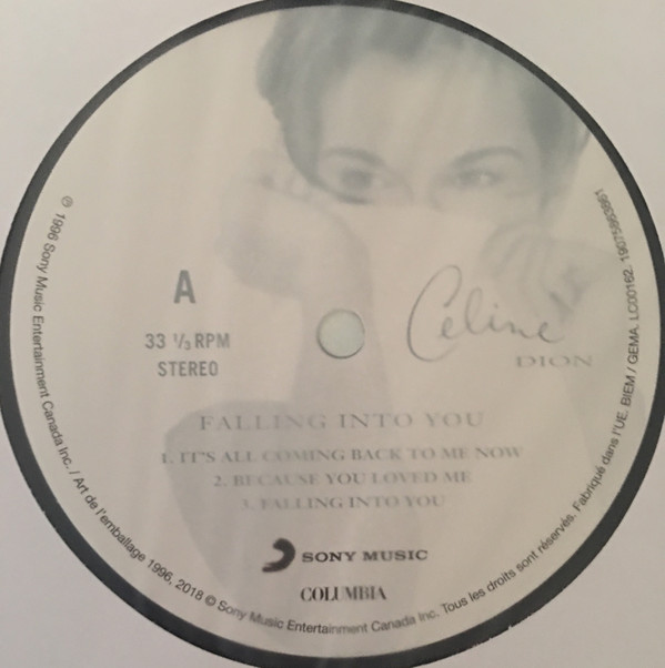 Поп Sony Celine Dion Falling Into You (Black Vinyl) - фото 7