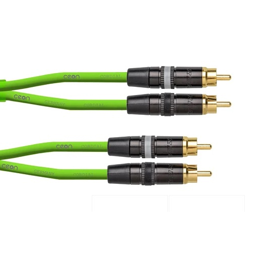Кабели межблочные аудио Cordial CEON DJ RCA 0,6 G кабель ugreen dv101 11604 dvi 24 1 male to male cable gold plated 2м