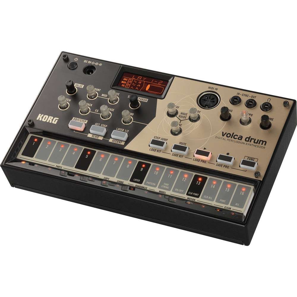 MIDI клавиатуры / MIDI контроллеры KORG VOLCA DRUM