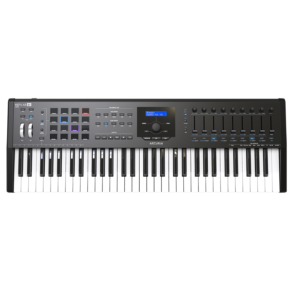 MIDI клавиатуры Arturia KeyLab mkII 61 Black беспроводная акустика audio pro c5 mkii black
