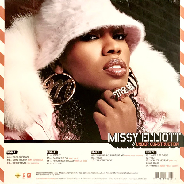 Хип-хоп Warner Music Missy Elliott - Under Construction (Black Vinyl 2LP) - фото 2