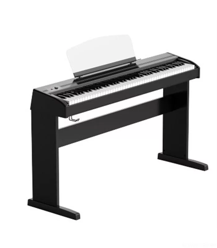 Цифровые пианино Orla Stage-Starter-Black-Satin 88 клавишной клавиатурой электронных пианино крышка pleuche липучки украшен бахромой красивые