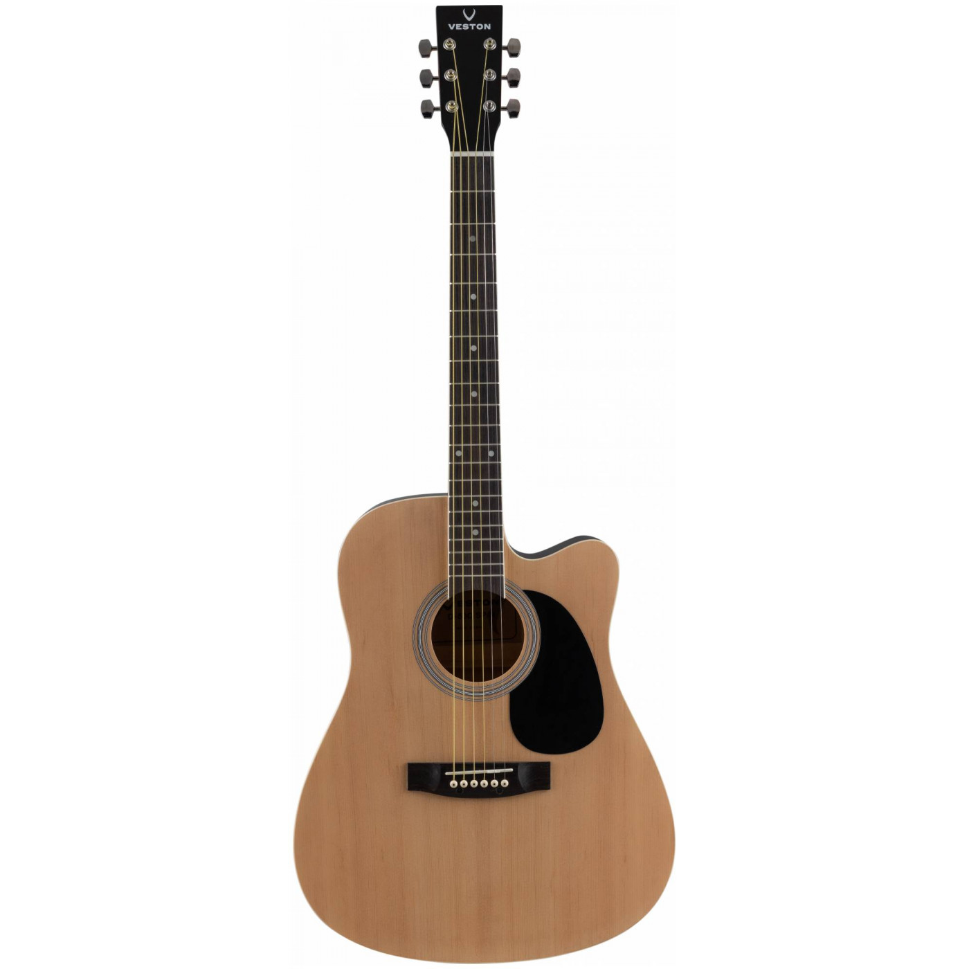 Акустические гитары Veston D-50C SP/N наклейка из натуральной гитары rosette inlay circle sound hole декоративная декольная аксессуар для 40 41 дюймовых гитар