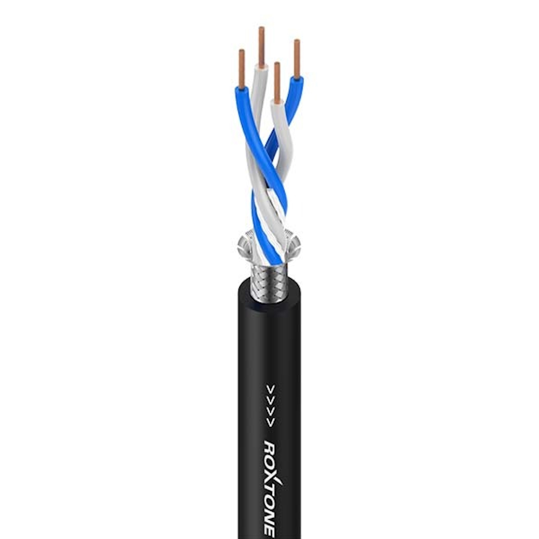 Кабели акустические в нарезку Roxtone MC040/100 Black кабели в нарезку adj ac sc2 2 5 100r t