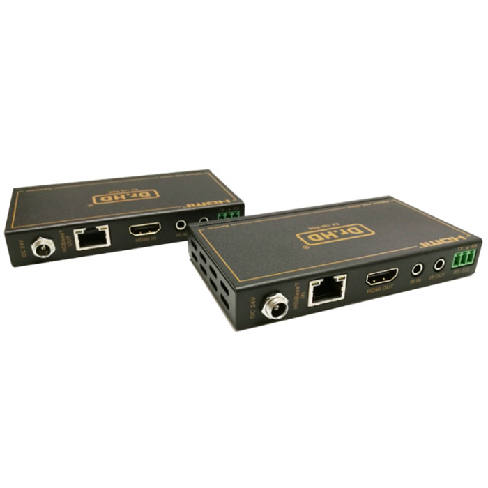 HDMI коммутаторы, разветвители, повторители Dr.HD EX 150 POE vaxis atom 500 1080p hdmi беспроводная система передачи изображения и видео передатчик приемник 100 м 328 футов большой диапазон передачи для dslr камеры