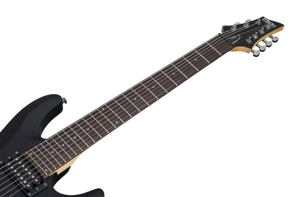 Электрогитары Schecter C-7 Deluxe SBK, цвет черный, размер Jumbo - фото 2