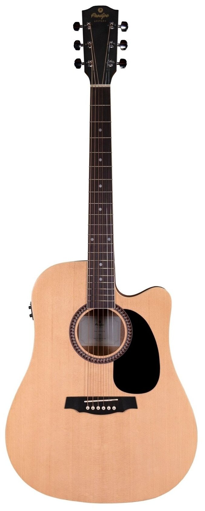 Электроакустические гитары Prodipe JMFSD25CEQ регулировки громкости и пассивной тон акустическая гитара eq эквалайзер предусилитель усилитель piezo пикап тюнер с вилки 6 35 мм