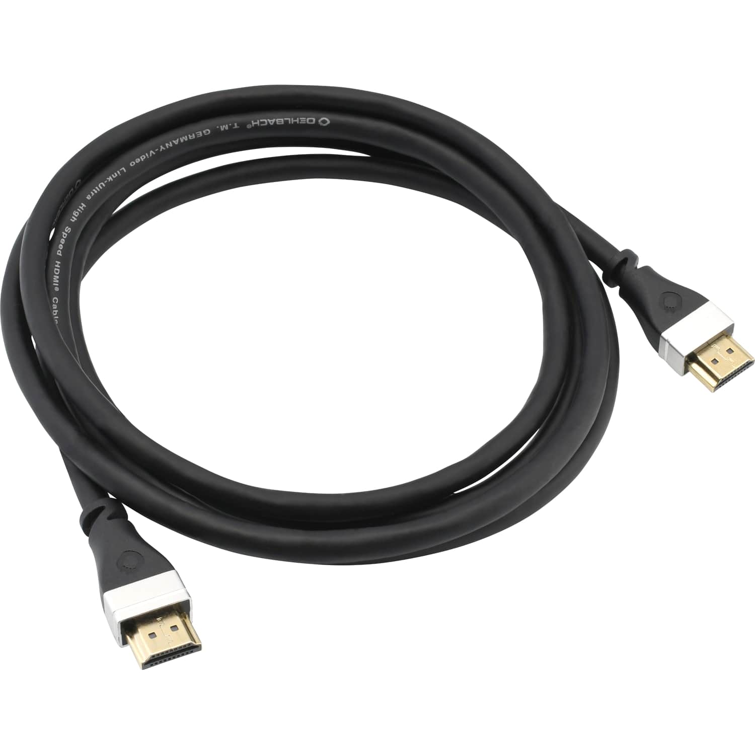 HDMI кабели Oehlbach EXCELLENCE Select Video Link, UHS HDMI 2.1, 5.0m black (D1C33104), цвет черный - фото 3