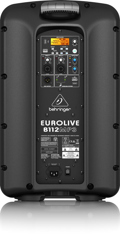 Активная акустика Behringer B112MP3, цвет черный - фото 5