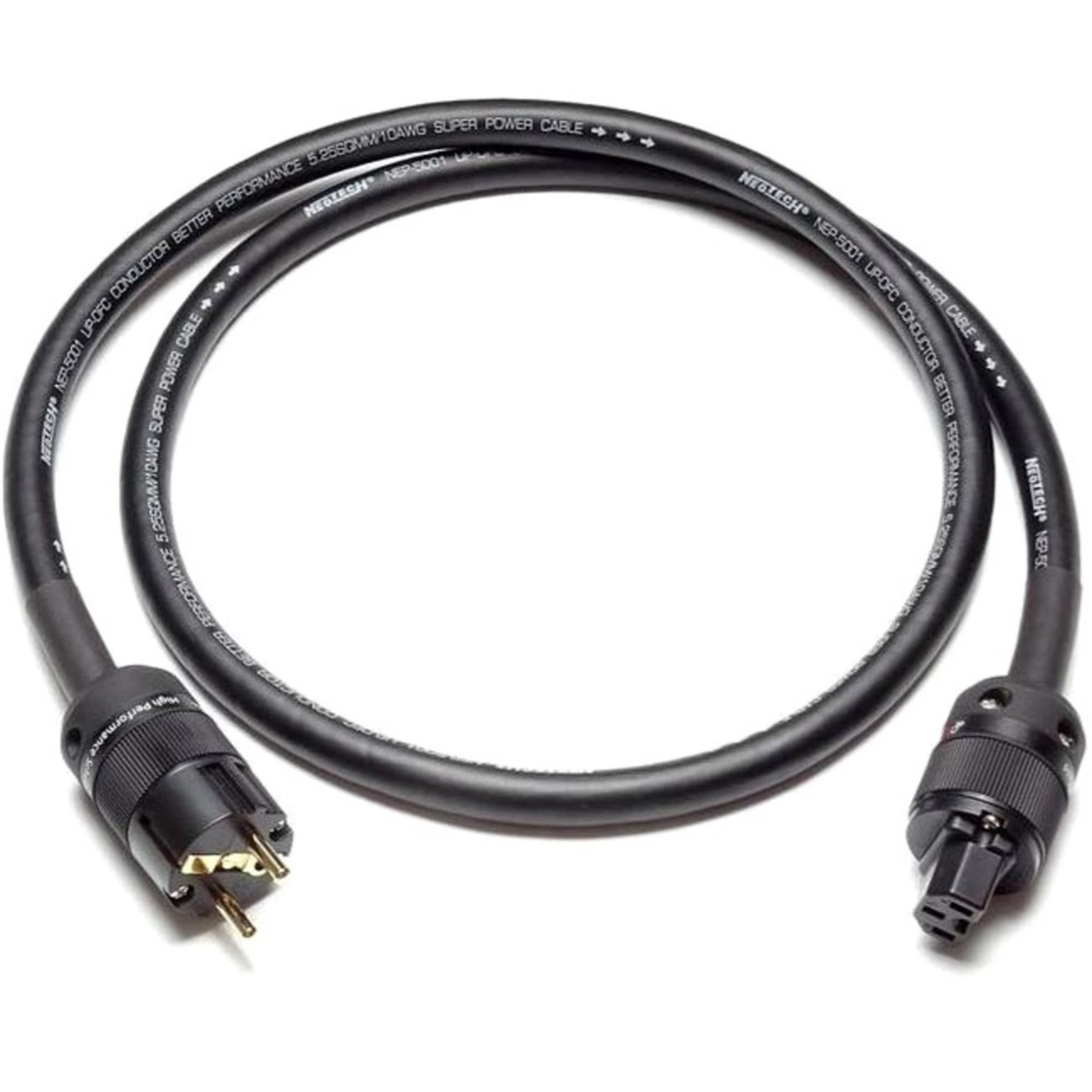 Силовые кабели Neotech NEP-5001 2м кабели сабвуферные с разъёмами neotech nesw 5001 4m