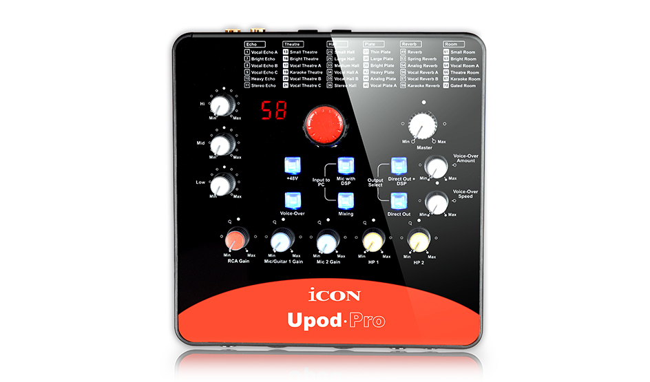 Аудиоинтерфейсы для домашней студии iCON Upod Pro аудиоинтерфейсы для профессиональной студии icon duo 44 dyna