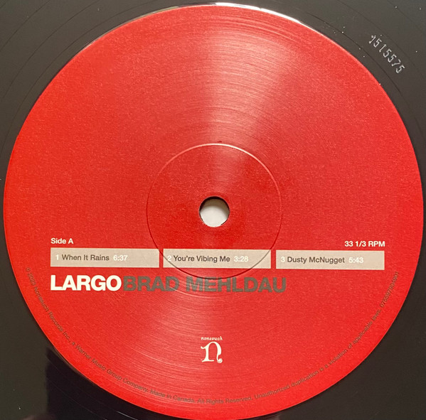 Джаз Warner Music Brad Mehldau - Largo (Black Vinyl 2LP) - фото 8