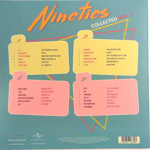 Рок Music On Vinyl VARIOUS ARTISTS - Nineties Collected Vol. 2 (Purple Vinyl 2LP) - фото 8