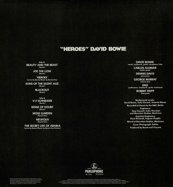 Рок Warner Music David Bowie - Heroes (Coloured Vinyl LP) - фото 3