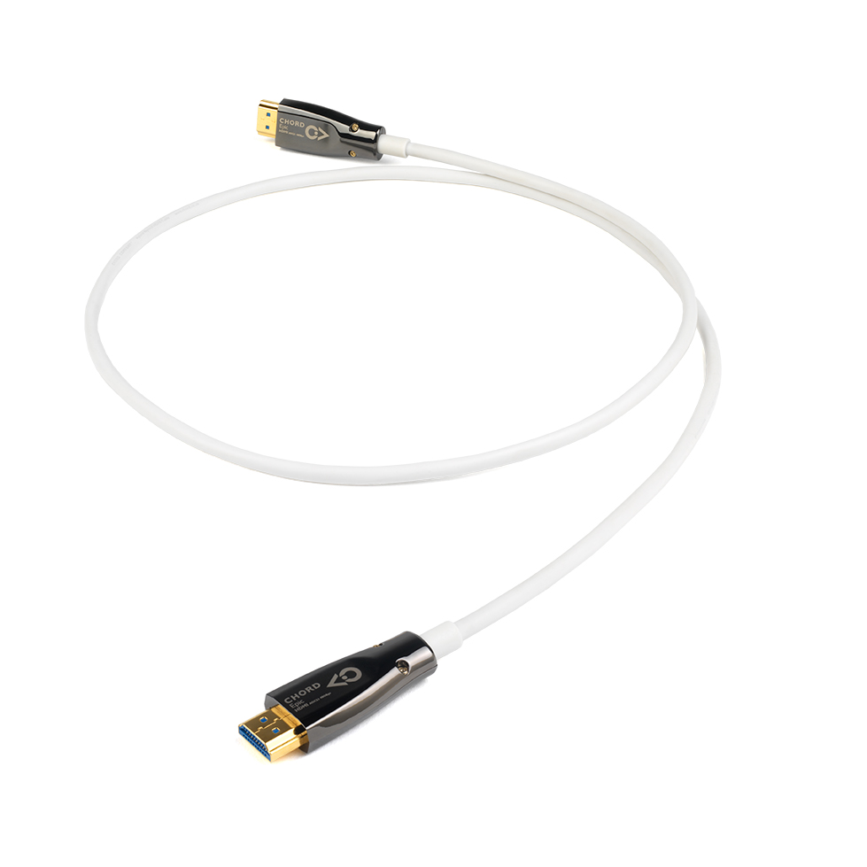 HDMI кабели Chord Company Epic HDMI AOC 2.1 8k (48Gbps) 10m, цвет белый