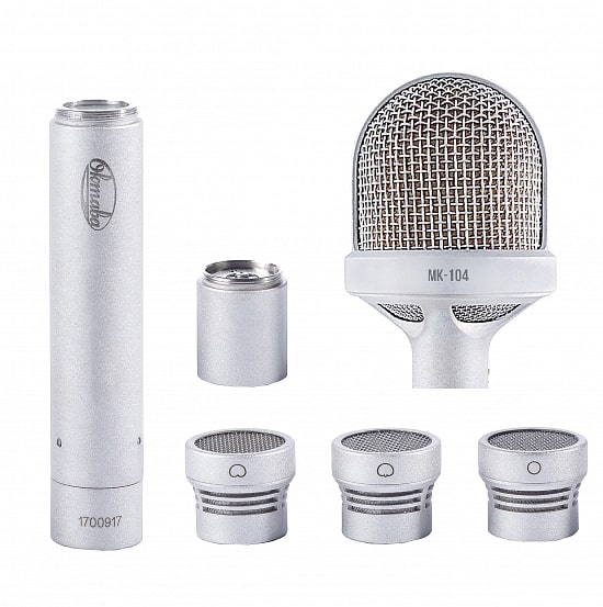 Студийные микрофоны Октава МК-012-40 (стереопара , никель, в картон. упак.)