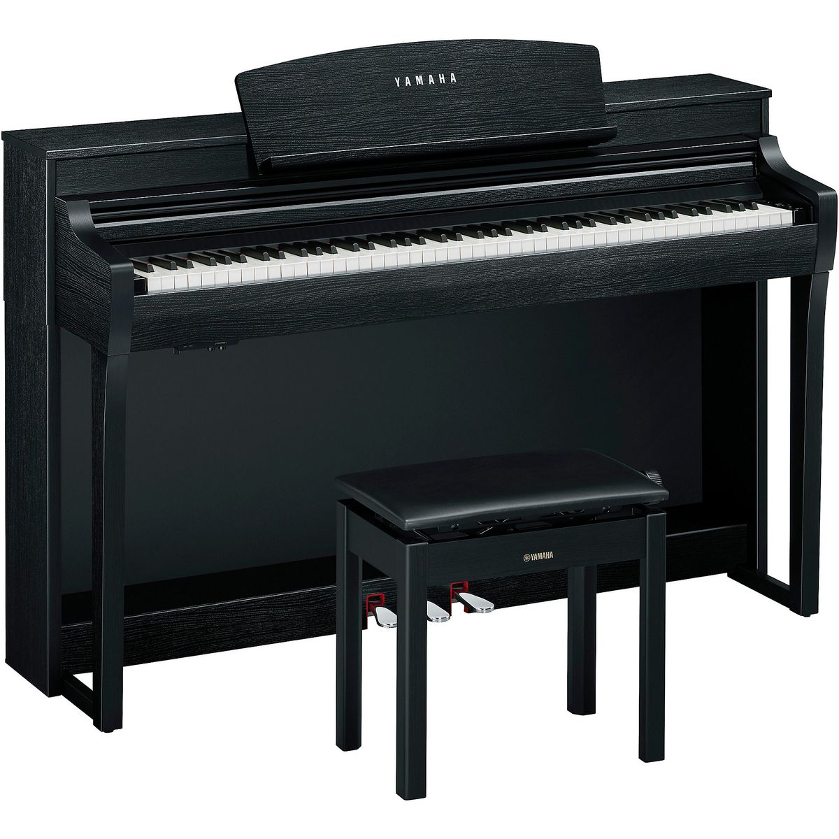 Цифровые пианино Yamaha CSP-255B (банкетка в комплекте), цвет черный - фото 1