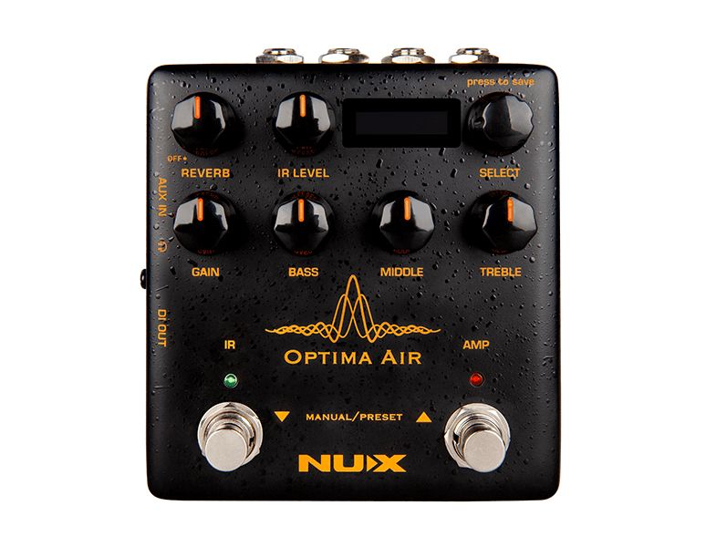 Гитарные усилители Nux NAI-5 Optima Air p 011 12 дырочный звукосниматель для акустической гитары магнитный преобразователь с регулятором громкости тона аудиокабель