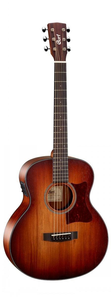 Электроакустические гитары Cort Little-CJ-Blackwood-OPLB (чехол в комплекте) чехол для 12 ти струнной гитары без кармана 102 х 38 х 11 см