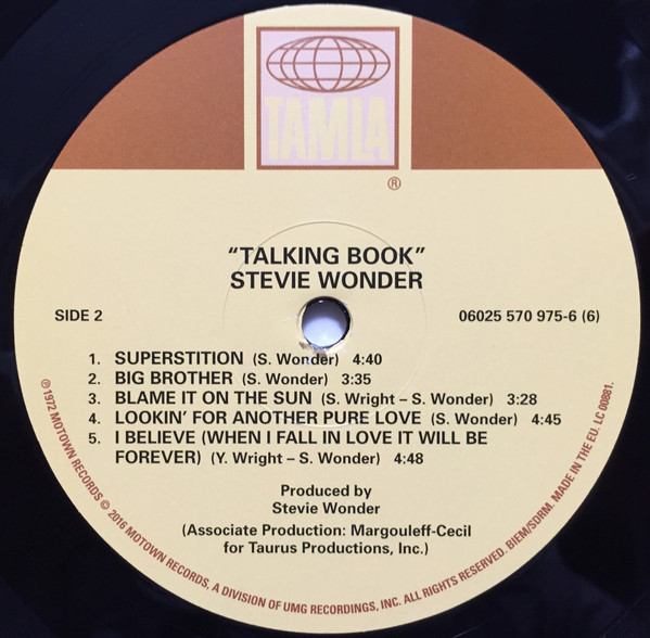 Другие UME (USM) Wonder, Stevie, Talking Book - фото 6