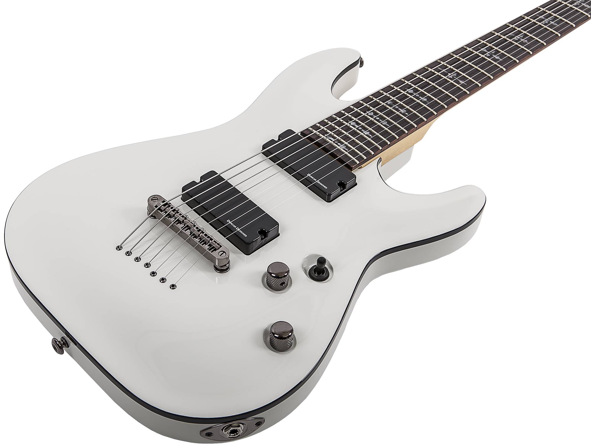 Электрогитары Schecter DEMON-7 VWHT, цвет белый, размер Jumbo - фото 4