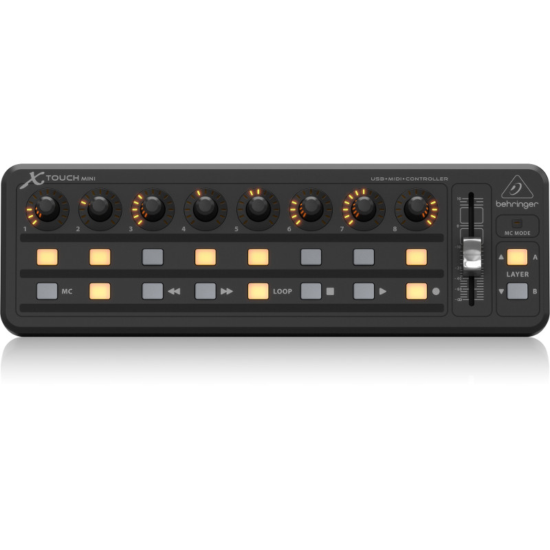 MIDI музыкальные системы (интерфейсы, контроллеры) Behringer X-TOUCH MINI worlde orca pad64 портативный usb midi контроллер для ударных