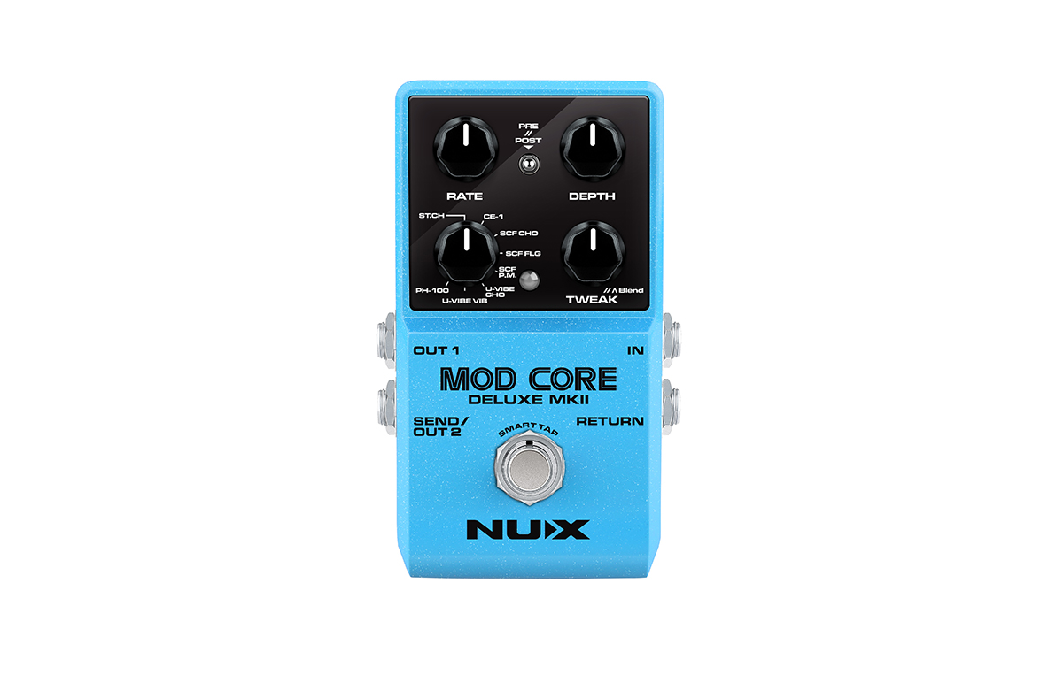 Процессоры эффектов и педали для гитары Nux Mod-Core-Deluxe-MkII процессоры эффектов и педали для гитары mooer ultra drive mkii