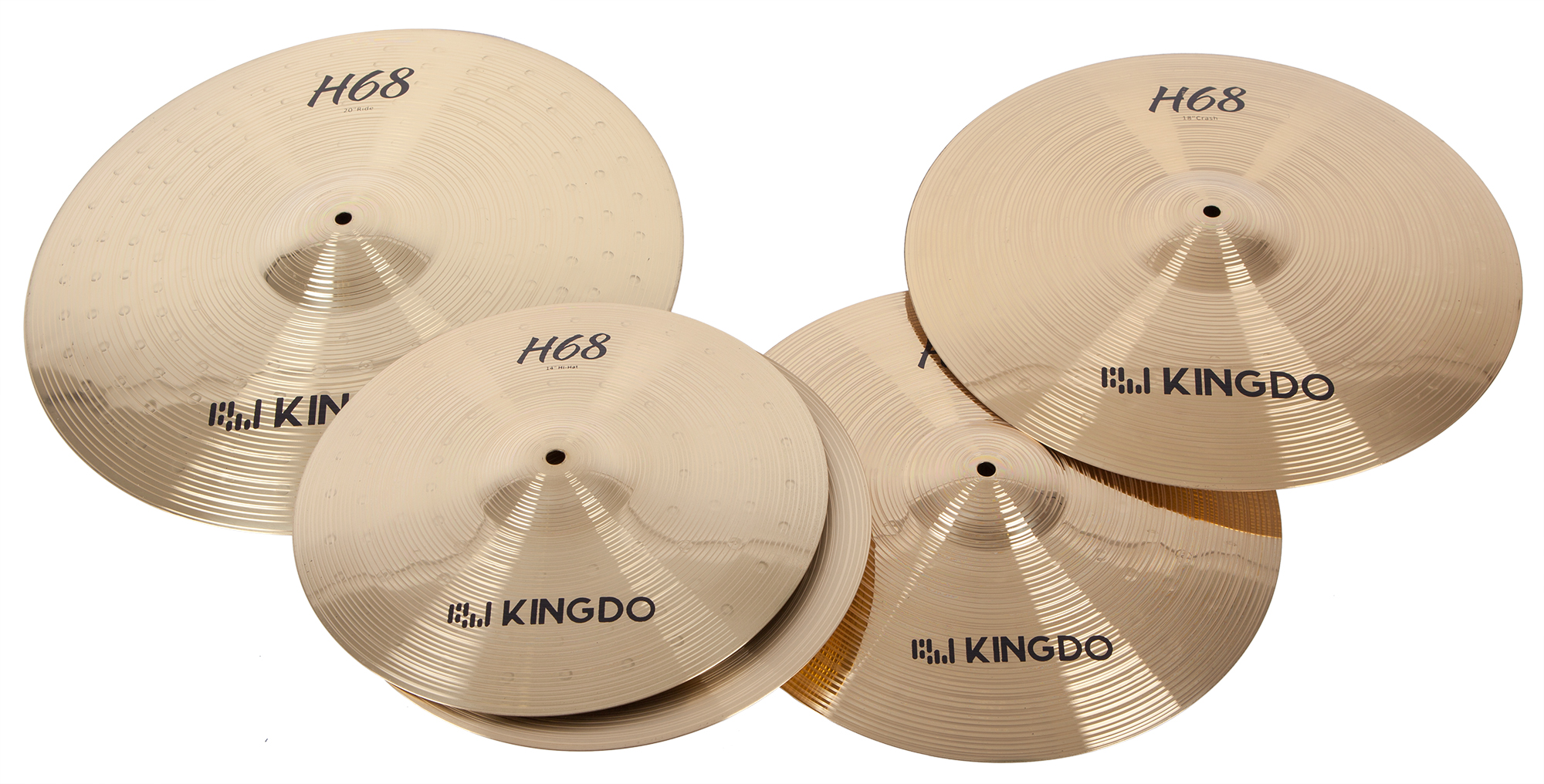 тарелки барабаны для ударных установок kingdo 14 sn8 hi hat Тарелки, барабаны для ударных установок KINGDO H68 SET 14