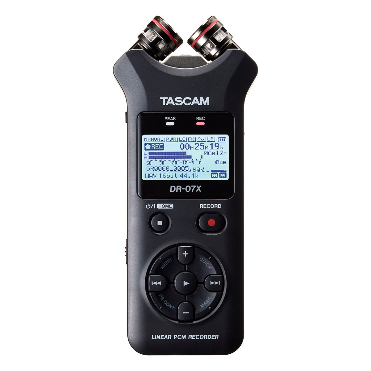 Цифровые рекордеры Tascam DR-07X студийные микрофоны tascam tm 80 b